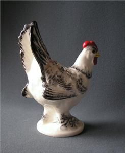 Vintage Brad Keeler Chicken or Rooster Figurine ~ California Pottery
