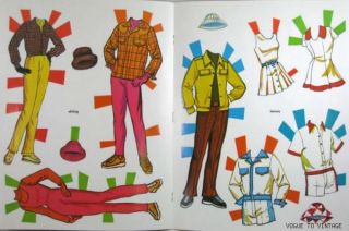 barbie ken cara and curtis paper dolls by whitman books this set