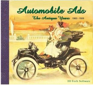 Auto Ads The Antique Years 1903 1919 CD ROM