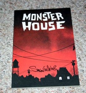 Monster House Graphic Novel Comic Signed Simeon Wilkins Comic Con