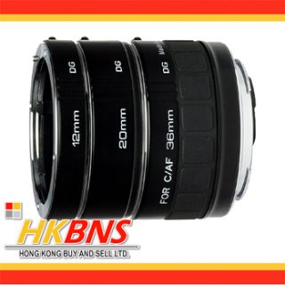 Kenko Automatic Extension Tube Set DG for Canon EOS EF EF s 12mm 20mm