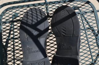325 Allen Edmonds Kennett Black Split Toe Blucher Derby Shoes Sz 9D