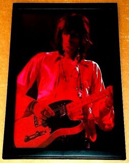 Keith Richards Fender Telecaster Rolling Stones Framed 70s Live