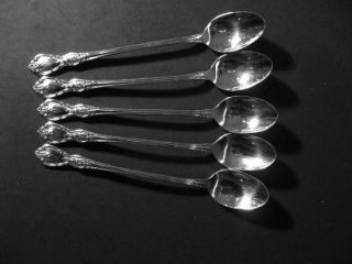 Oneida Kennett Square Distinction Deluxe Set 5 Iced Tea Spoons