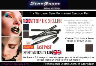 Pcs Stargazer Semi Permanent Lady Eyebrow Eye Brow Pen Tool Brown