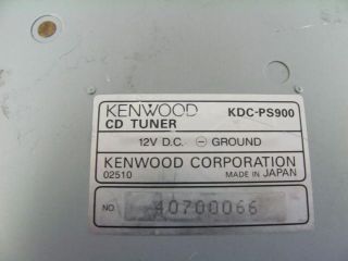 Kenwood KDC PS900 Am FM CD Car Stereo