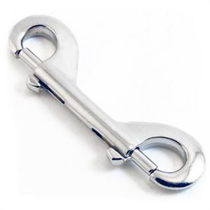 Nickel Plated Double Ended Snap Hook 3 5 Keychains