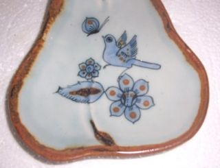 Ken Edwards Tonala Mexican Bird Pottery Art Display