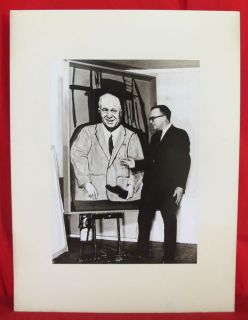 Photograph of Artist Dolya Goutman Nikita Khrushchev w/His Shoe yqz
