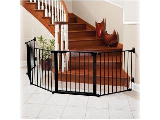 Kidco G3001 Auto Close CONFIGURE Child Safety Pet Gate Black formerly