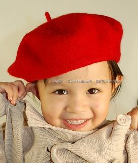 Kid Toddler Child French Wool Dance Party Cap Hat Beret