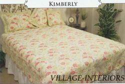 Shabby Roses Chic Kimberly Oversize King Quilt Set