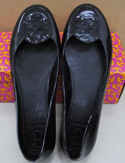 Tory Burch Jelly Reva Rubber Flat Shoes Black