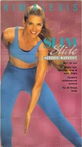 VHS Slim Slide Aerobic Workout Kim Alexis