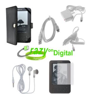 Item Case Charger Accessory Kit for  Kindle 3
