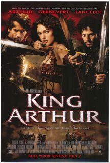 King Arthur Movie Poster DS Kiera Knightley Clive Owen