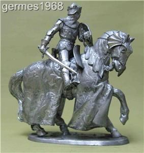 212 Tin 54mm Toy Horse Knight Henry V of England
