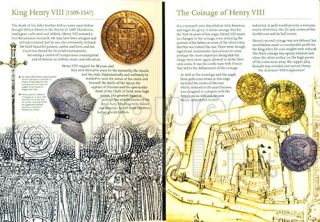 King Henry VIII Tudor BU Coin 5£ UK Royal Mint 2009