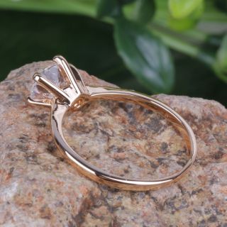 1ct Created Brilliant Diamond 18K GP Ring Size 6 5 M 0079