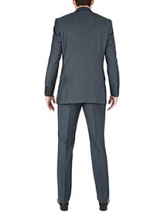 Alexandre Savile Row Striped suit jacket Blue   House of Fraser