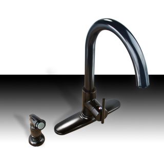 15 Oil Rubbed Kitchen Faucet Pull Out Sprayer Swivel Elegant Modern