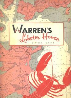 Warrens Lobster House Menu Wine List Placemat Kittery Maine