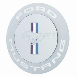 GHH Mirror Wall Mount Round Ford Mustang Logo 22 5 Diameter Each