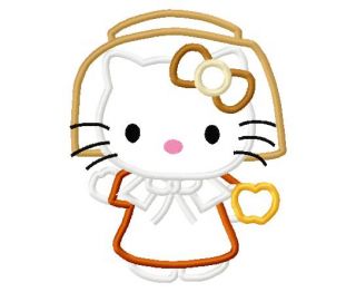 Embroidery Applique Design Lot of 10 Hello Kitty
