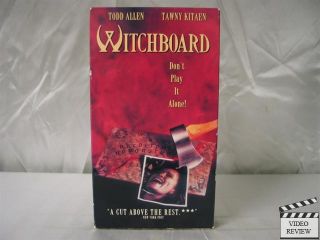 Witchboard VHS Tawny Kitaen Todd Allen 017153460339