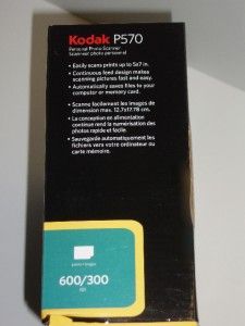 Kodak P570 Personal Photo Scanner w 2GB MicroSD Card