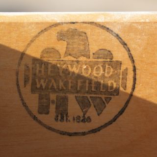 Heywood Wakefield Kohinoor 3 Drawer Dresser Deck Top