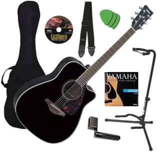 Exclusively at Kraft MusicOur Yamaha FGX720SCA Black GUITAR