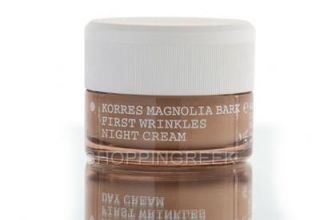 Korres Magnolia Bark Night Cream for Fine Lines First Wrinkles