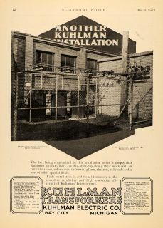 1928 Ad Kuhlman Electric Co. Transformers Kalamazoo   ORIGINAL