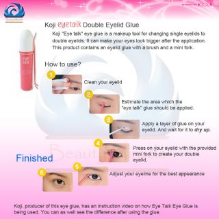 Koji Double Eyelid Eye Talk Glue Gel Eyetalk