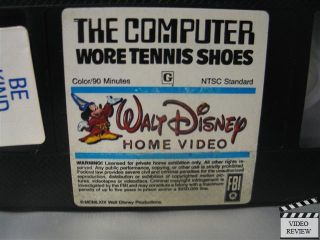 Computer Wore Tennis Shoes The VHS Kurt Russell