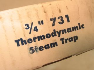 Yarway Unibody Piston Trap 3 4 Thermodynamic Steam Trap Valve 731