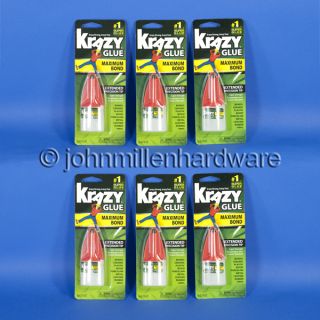 Maximum Bond Krazy Glue Extended Precision Tip 6 Pack