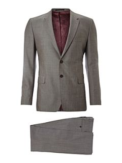 Floral pewter wool suit Grey   