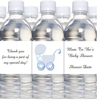 20 Baby Shower Favors Custom Water Bottle Labels Group 5