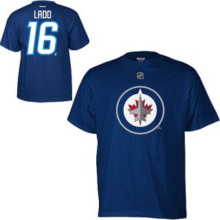 Winnipeg Jets Andrew Ladd Blue Name and Number Jersey T Shirt