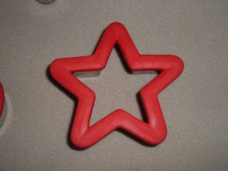 Wilton 4 Star Shaped Comfort Grip Metal Cookie Cutter