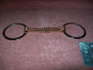 New Metalab Lami Cell Stainless Steel Snaffle Horse Bit Copper