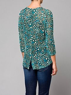 Caramelo 3/4 sleeves blouse Blue   