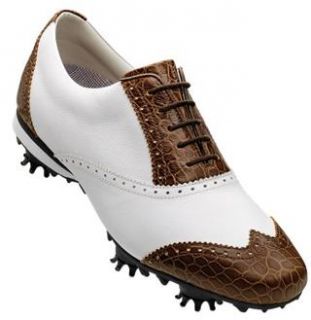 Ladies LoPro Golf Shoes 97182 Brown Wing Tip Brand New Shoes