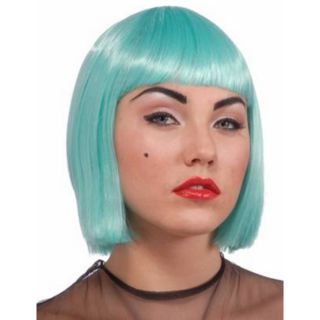 Lady Gaga Turquoise Wig Adult Costume
