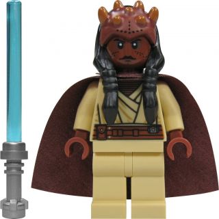 LEGO Star Wars Figur Jedi Agen Kolar mit Laserschwert aus Bausatz 9526
