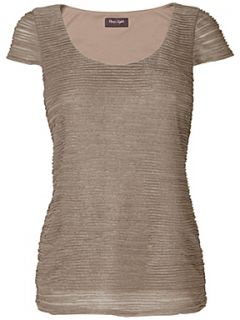 Phase Eight Mimsi textured top NEUTRAL   