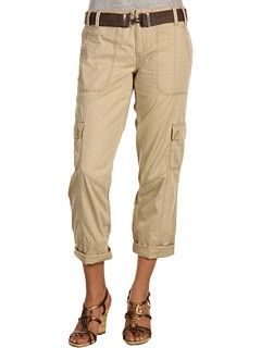 Womens Calvin Klein Explorer Cuffed Crop Capri Pant