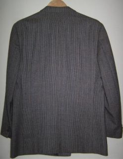 Exquisite Ted Lapidus Paris France Wool 44 R Dbl Breasted Sport Coat